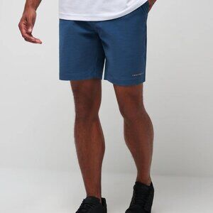 NWT Travis Mathew TECH CHINO SHORTS 8 inches Teal TIKI 30 travismathew BRAND NEW